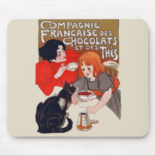 Fransk Chokladfest Steinlen Art Musmatta