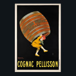 Fransk Cognac Ads Art Deco Vintage Poster<br><div class="desc">Repro. Reklamation (annonser) poster designad av Cappiello för Fransk Cognac Pellisson Père & Co, circa 1907. Digitalt renoverat för att få ut det ursprungliga färg, ännu bättre och åtgärda så många brister som möjligt. Den här konsten biet skulle se underbar ut när den ramlades in i hemmet, kontoret, pub, kafé,...</div>