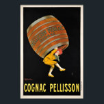 Fransk Cognac Ads Art Deco Vintage Poster<br><div class="desc">Repro. Reklamation (annonser) poster designad av Cappiello för Fransk Cognac Pellisson Père & Co, circa 1907. Digitalt renoverat för att få ut det ursprungliga färg, ännu bättre och åtgärda så många brister som möjligt. Den här konsten biet skulle se underbar ut när den ramlades in i hemmet, kontoret, pub, kafé,...</div>