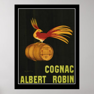 Fransk Cognac Vintage affisch