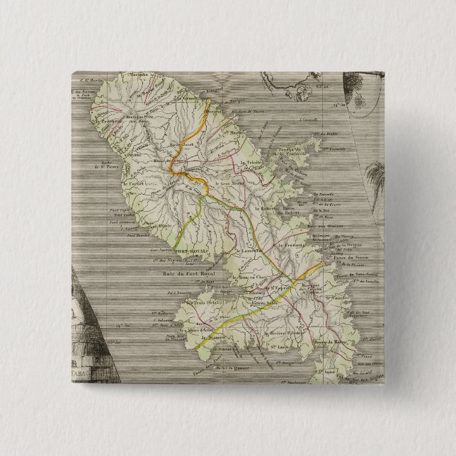 Fransk Colonies Martinique Knapp (Framsida)