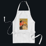Fransk Company of Chocolates and Teas, Art nouveau Förkläde<br><div class="desc">Compagnie Française des Chocolats et des Thés av Théophile Alexandre Steinlen, 1895. Fransk Company of Chocolates and Teas Art nouveau poster konst som har en daglig livsplats med choklad och te av hett av mor och barn med en katt sitta på bord. Modellerna i illustrationen är konstnärens fru Emilie och...</div>