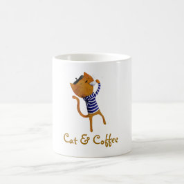 Fransk Coola Katt Kaffemugg