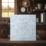 Fransk Cottage Dusty Blue-Blommigt Kakelplatta<br><div class="desc">Med en romantisk dammig blå blommigt är dessa plattor en påminnelse om Fransk och mysiga utrymmen. Ett unikt tillägg till köks- och badrumsdiskar.</div>