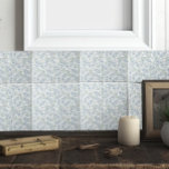 Fransk Cottage Sage Grönt Blue Blommigt Kakelplatta<br><div class="desc">Med en romantisk grönt och blått glömmer jag inte blommigtens utformning att dessa plattor påminner om Franskar och riviera,  perfekt för att skapa mysiga utrymmen.</div>