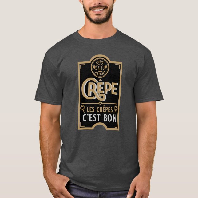 Fransk Crepes T Shirt (Framsida)