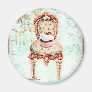 Fransk Cupaka Victorian Stil Magnet