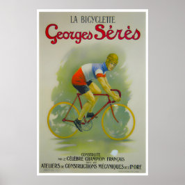 Fransk cykelplansche Cykelkonst Cykeltryck av Poster