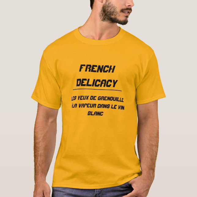 Fransk Delicacy T-shirt (Framsida)