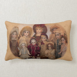 Fransk Dolls och Vänner Lumbarkudde