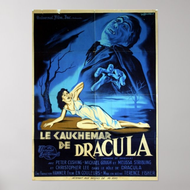 Fransk Dracula Poster (Framsidan)