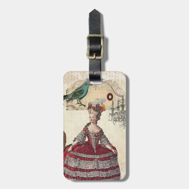Fransk drottning Marie Antoinette för Paris Bagagebricka (Vertikal Framsida)