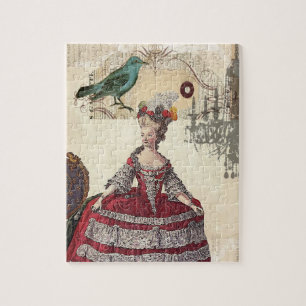Fransk drottning Marie Antoinette för Paris Pussel