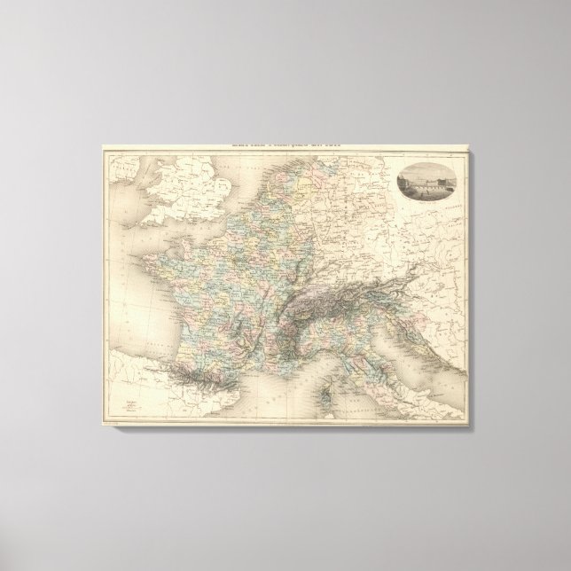 Fransk Empire 1811 Canvastryck (Framsida)