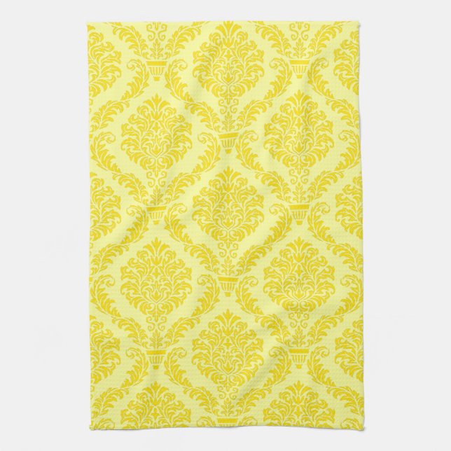 Fransk Empire Damask Pattern #11 Kökshandduk (Vertikal)