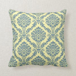 Fransk Empire Damask Pattern #6 Kudde
