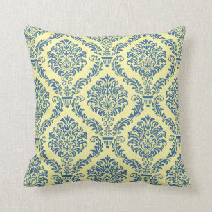 Fransk Empire Damask Pattern #6 Kudde