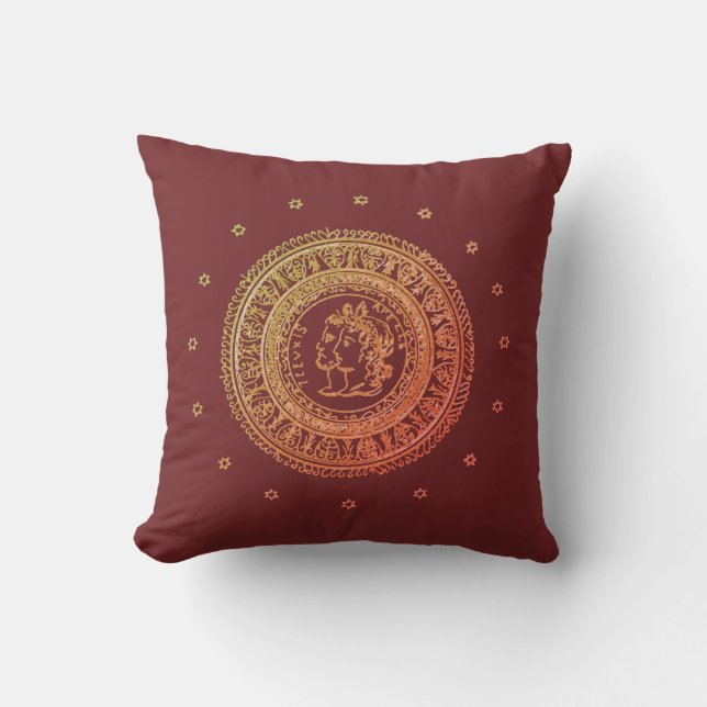 Fransk Empire Pillow - burgundy Kudde (Framsida)