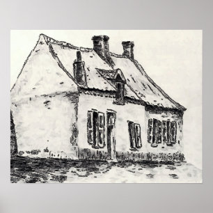 Fransk Farm House Poster