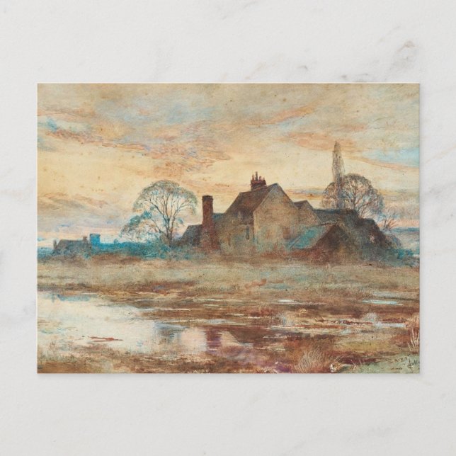 Fransk Farmhouse av Julia Beck Vykort (Framsida)