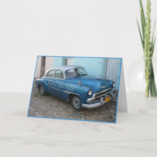 Fransk Fars dag Kort (Framsida)