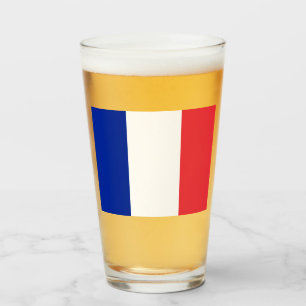 Fransk Flagga (Frankrike) Glaskopp