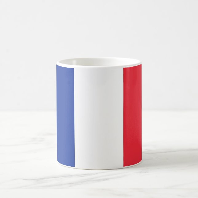 Fransk Flagga (Frankrike) Kaffemugg (Center)