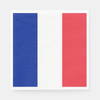 Fransk Flagga-(Frankrike) Napkins