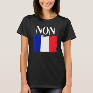 Fransk Flagga Frankrike Roots non T Shirt