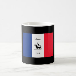 Fransk Flagga Joyeux Noel jul Mugg