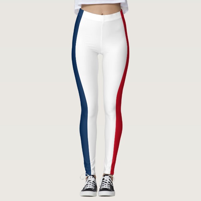 Fransk flagga leggings (Framsida)