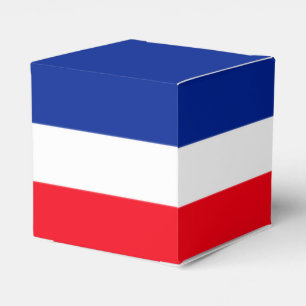 Fransk Flagga Patriotic Färg Internationell Travel Presentaskar