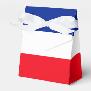 Fransk Flagga Patriotic Färg Internationell Travel Presentaskar