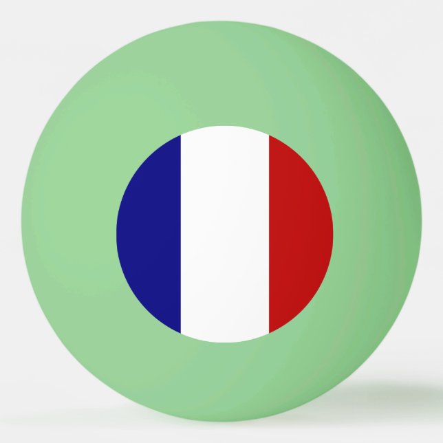 Fransk flagga  pingisboll (Framsidan)