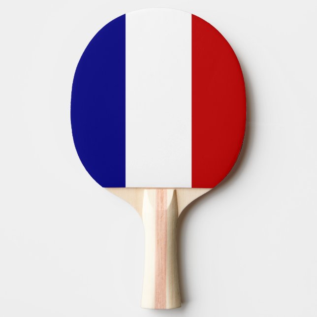 Fransk flagga  pingisracket (Framsidan)
