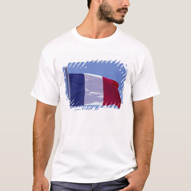 Fransk flagga t shirt (Framsida)