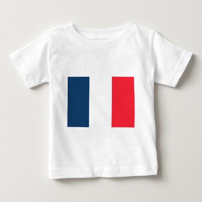 Fransk flagga tee (Framsida)