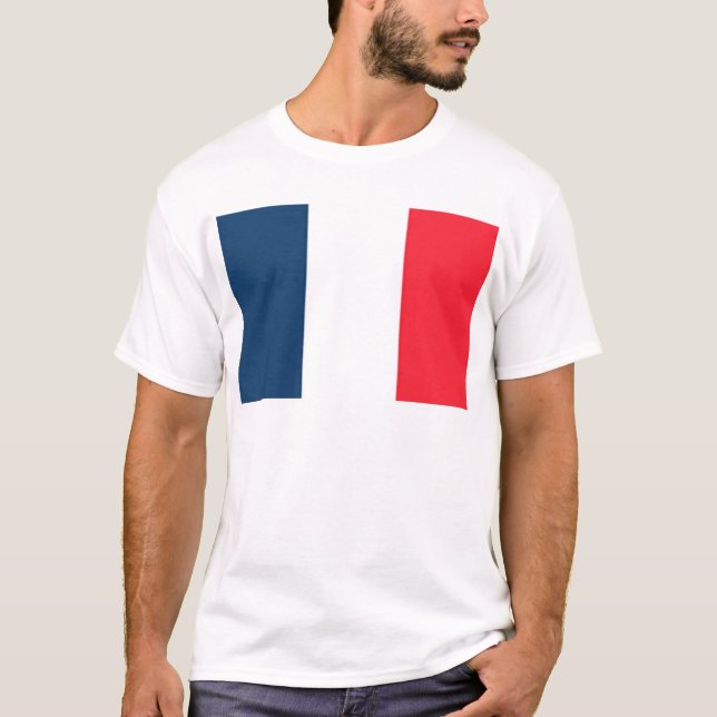 Fransk flagga tee (Framsida)