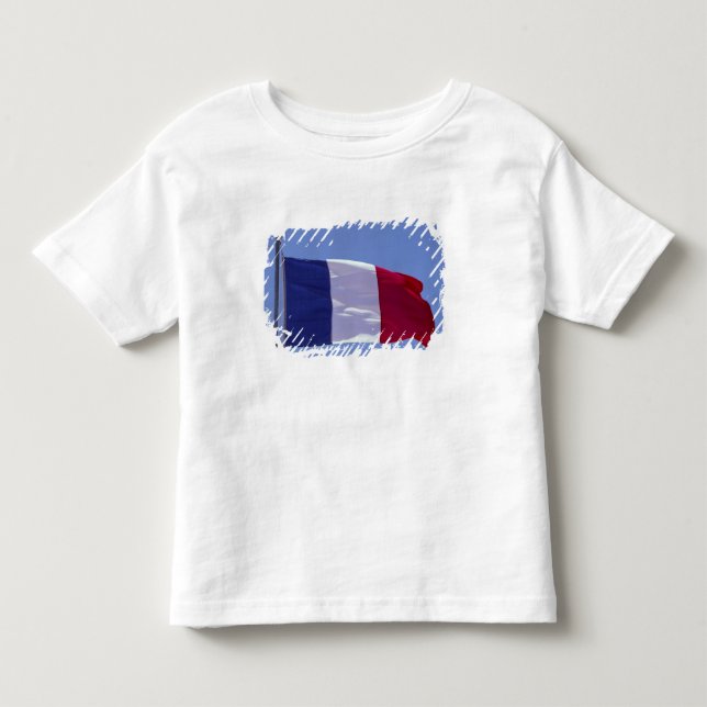 Fransk flagga tee shirt (Framsida)