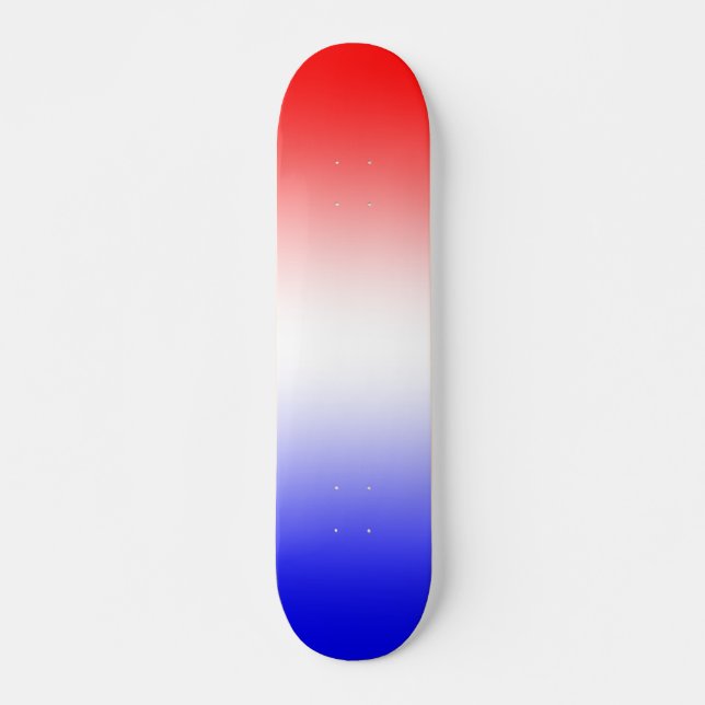fransk flaggstil mini skateboard bräda 18,5 cm (Framsida)