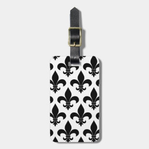 Fransk Fleur de lis Mönster Classic Bagagebricka