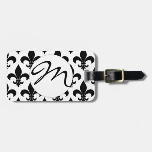 Fransk Fleur de lis Mönster Classic Bagagebricka