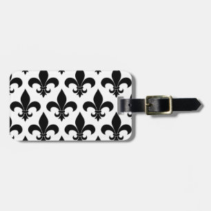Fransk Fleur de lis Mönster Classic Bagagebricka