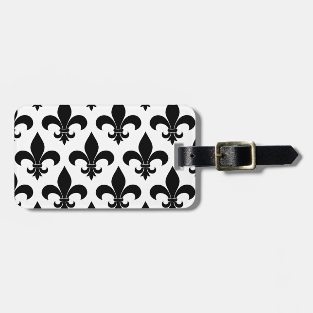Fransk Fleur de lis Mönster Classic Bagagebricka (Horisontell Framsida)