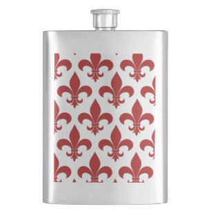 Fransk Fleur de lis Mönster Classic Fickplunta