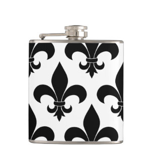 Fransk Fleur de lis Mönster Classic Fickplunta