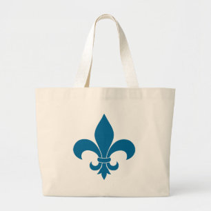 Fransk Fleur de lis Mönster Classic Jumbo Tygkasse