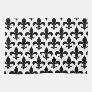 Fransk Fleur de lis Mönster Classic Kökshandduk