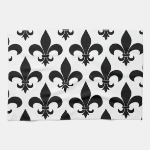 Fransk Fleur de lis Mönster Classic Kökshandduk