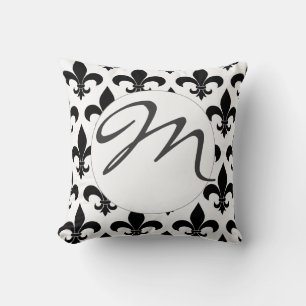 Fransk Fleur de lis Mönster Classic Kudde